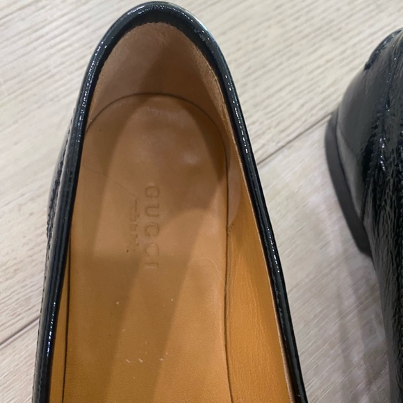 Gucci Patent Leather Loafers. 38.5 - Picture 5 of 9